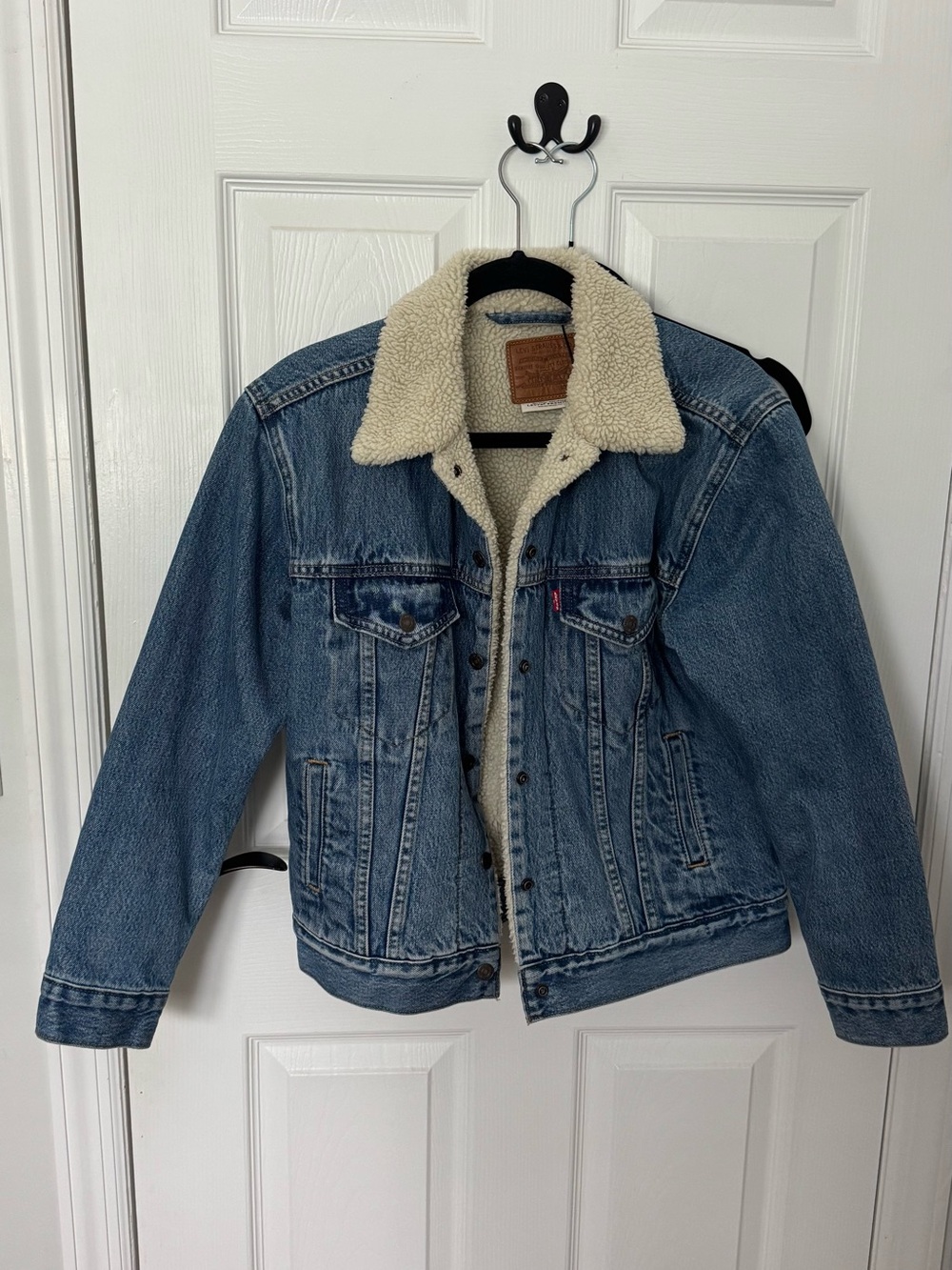 Womens Levis Ex-Boyfriend Trucker Denim Jacket